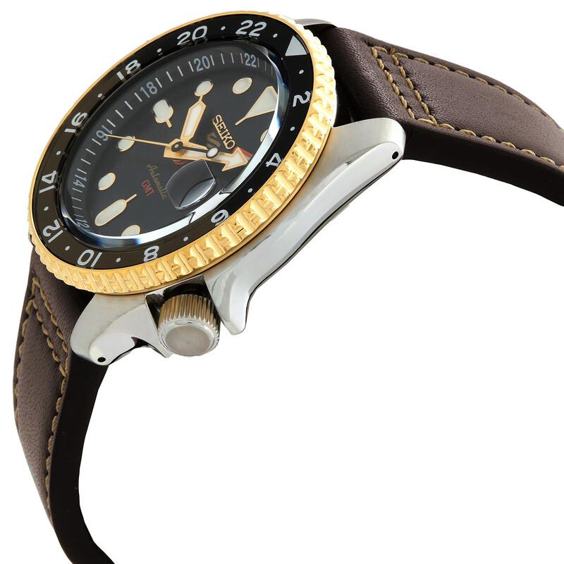 OROLOGIO SEIKO 5 SPORT GMT IN PELLE