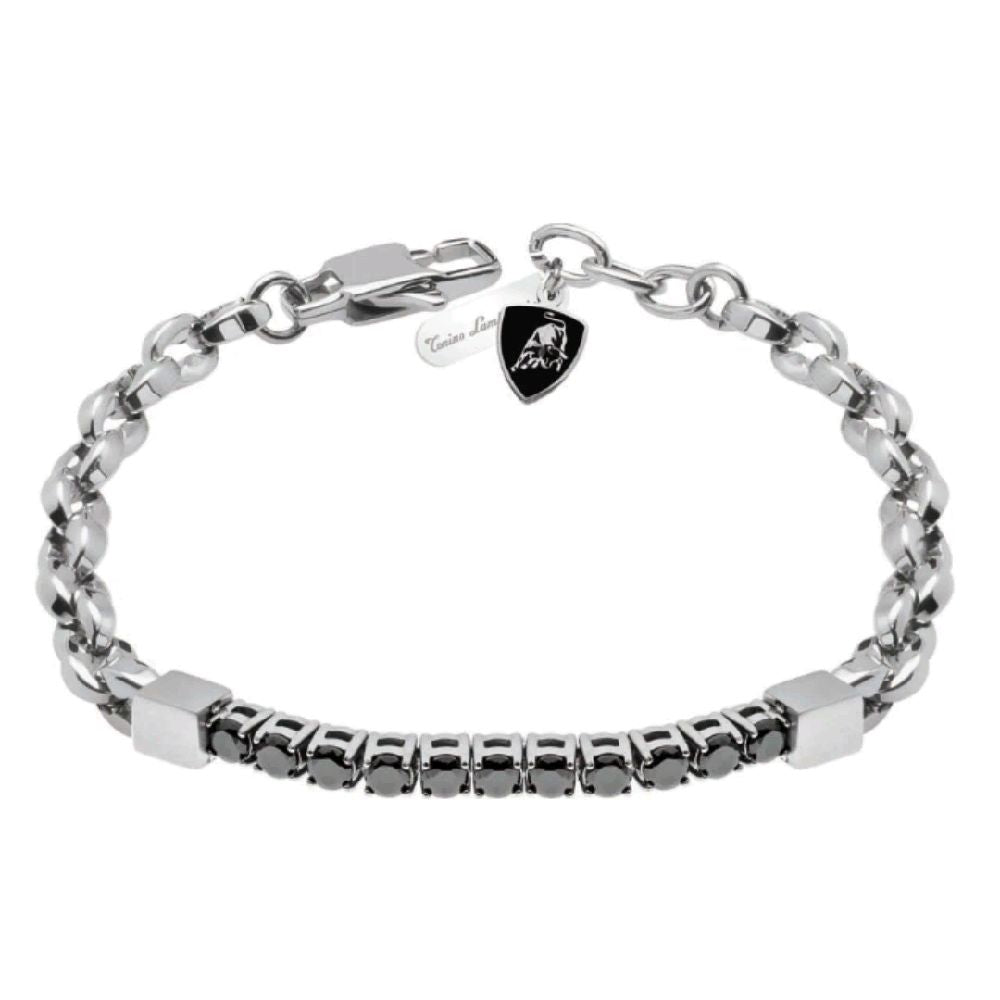 BRACCIALE LAMBORGHINI TENNIS NERO