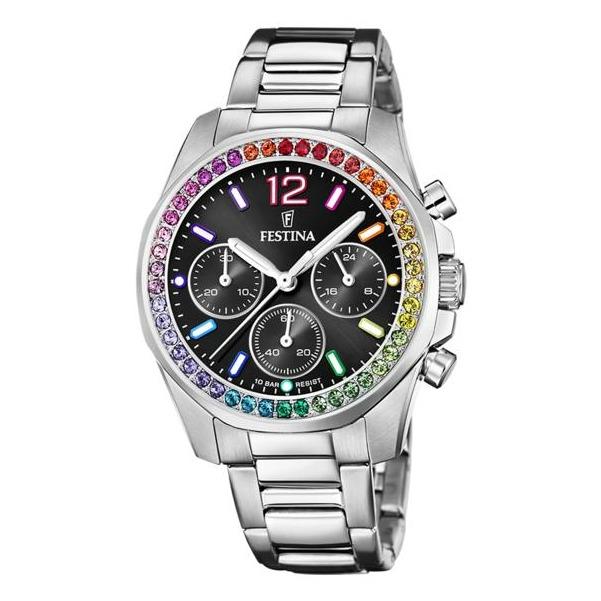 OROLOGIO FESTINA DONNA CRONOGRAFO BOYFRIEND RAINBOW