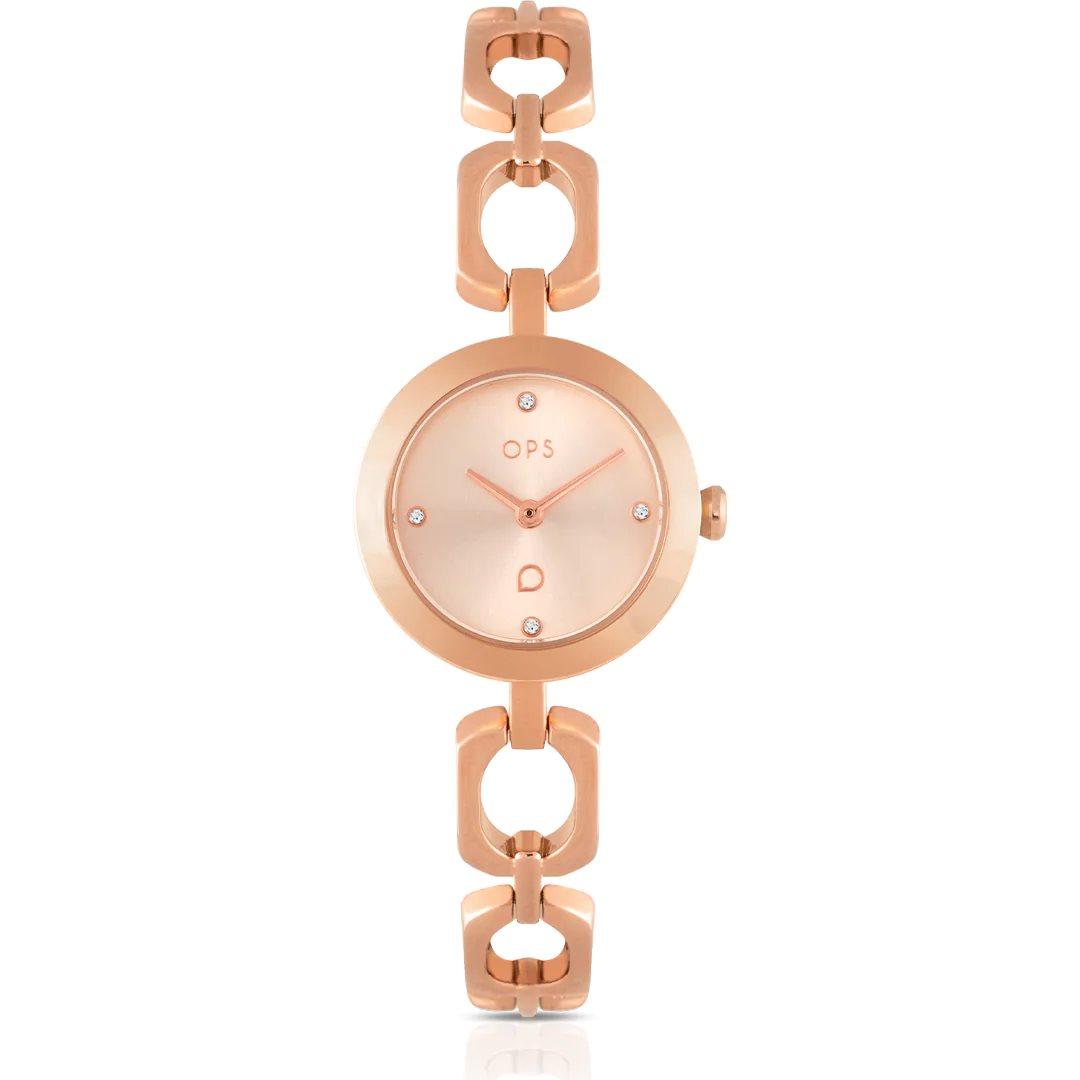 OROLOGIO OPS OBJECTS GOLD ROSE