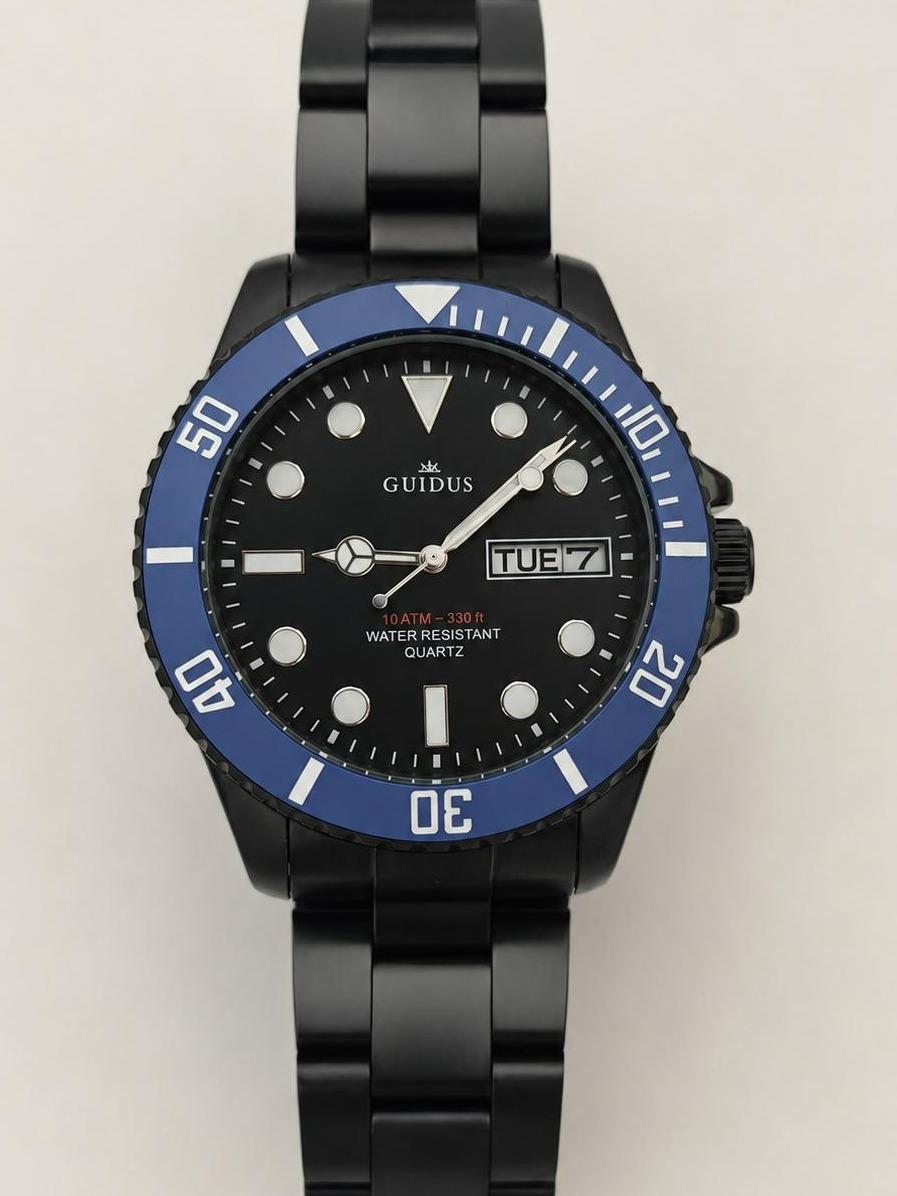 OROLOGIO GUIDUS DIVER BLACK