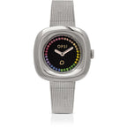 OROLOGIO OPS CINTURINO TESSITO SILVER