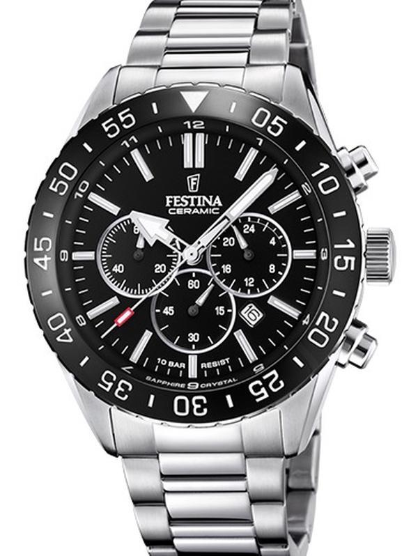 OROLOGIO FESTINA CRONOGRAFO CERAMICA NERO