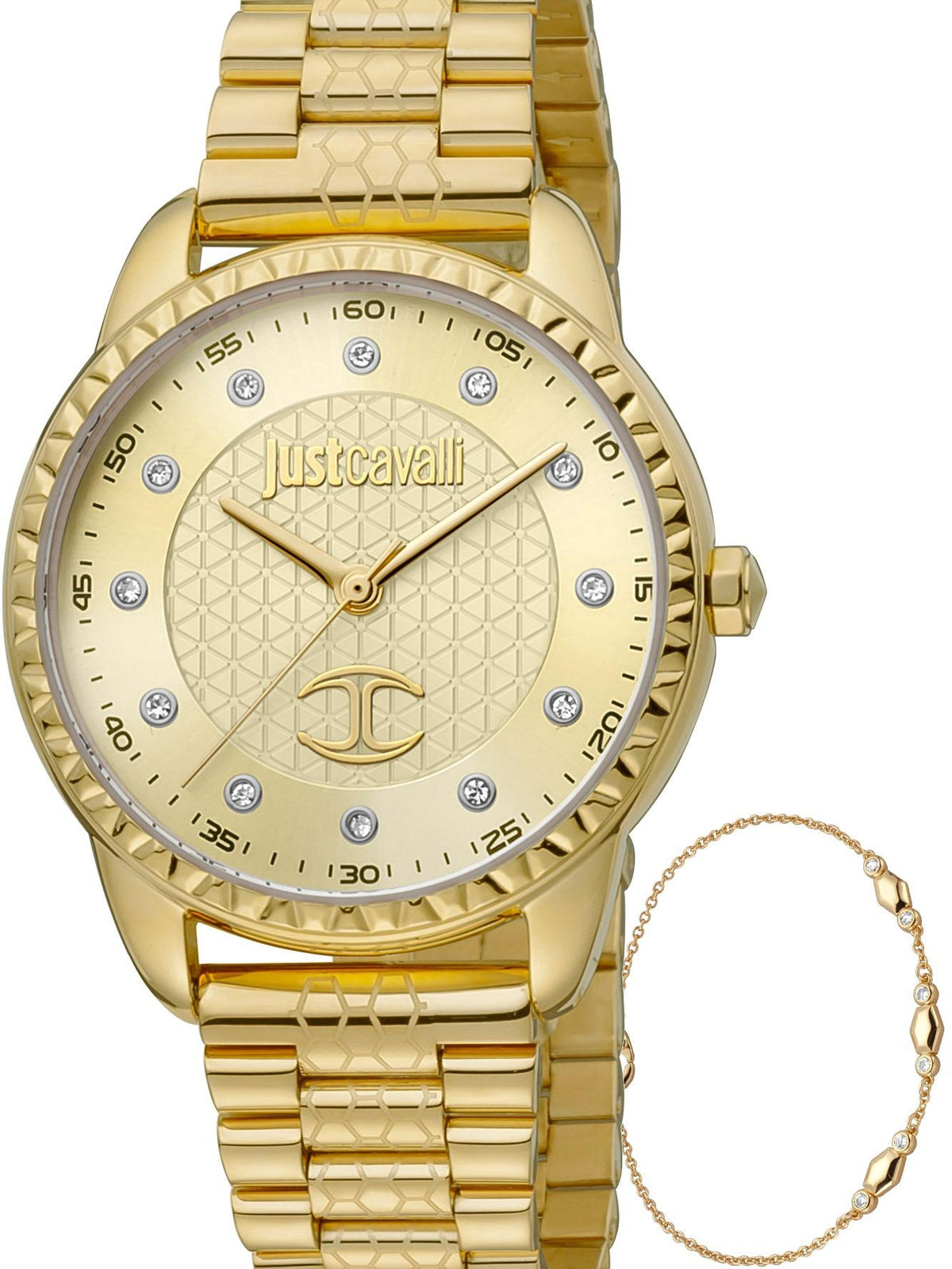 OROLOGIO JUST CAVALLI CON BRACCIALE GOLD