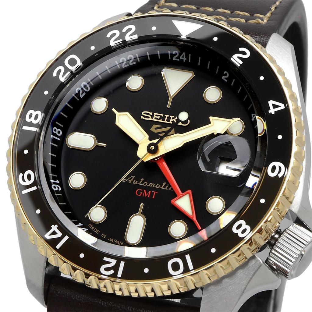 OROLOGIO SEIKO 5 SPORT GMT IN PELLE