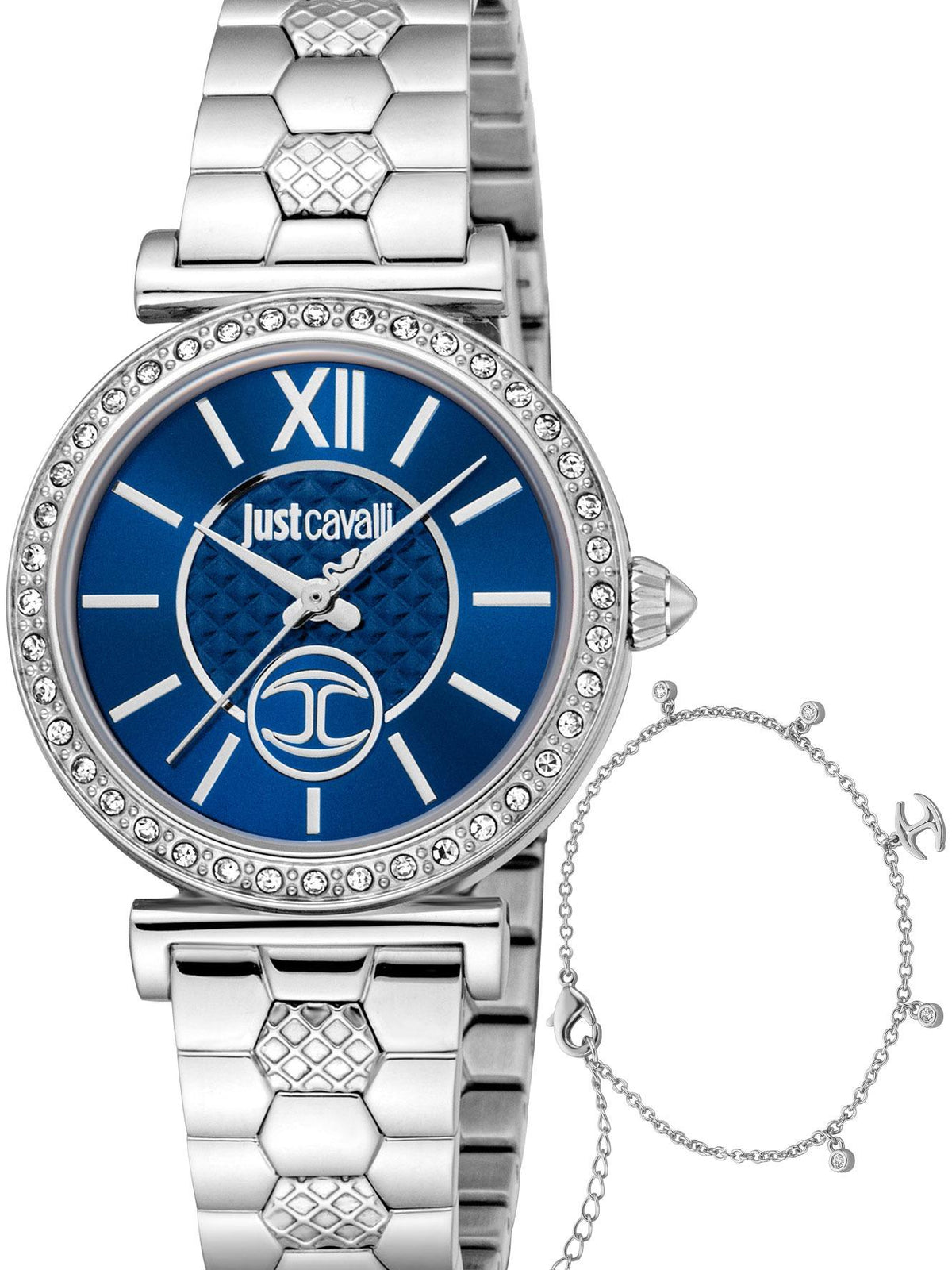 OROLOGIO JUST CAVALLI CON BRACCIALE SILVER
