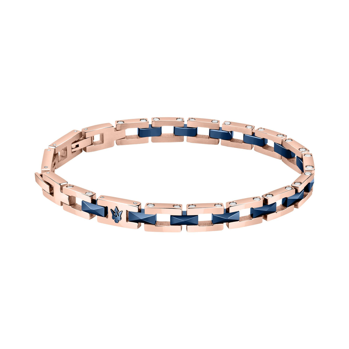 BRACCIALE MASERATI UOMO ACCIAIO INOX E CERAMICA