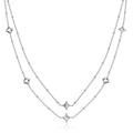 COLLANA S'AGAPO DOPPIO FILO LUCE