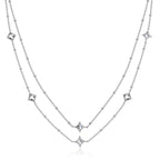 COLLANA S'AGAPO DOPPIO FILO LUCE