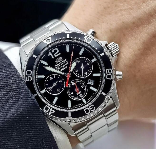 ORIENT MAKO CRONO SOLAR NERO