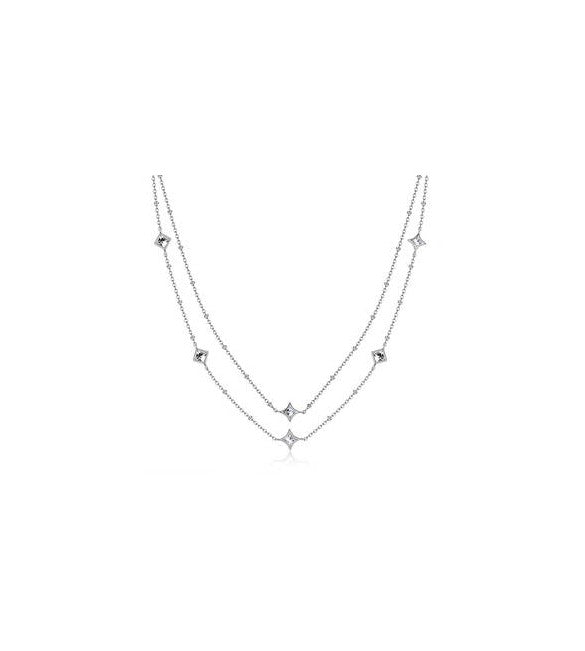 COLLANA S'AGAPO DOPPIO FILO LUCE