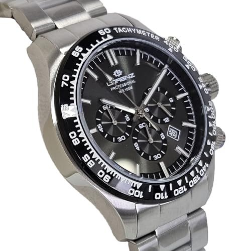 OROLOGIO LORENZ CRONOGRAFO GRIGIO