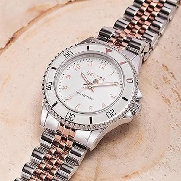 OROLOGIO DONNA SECTOR BICOLORE